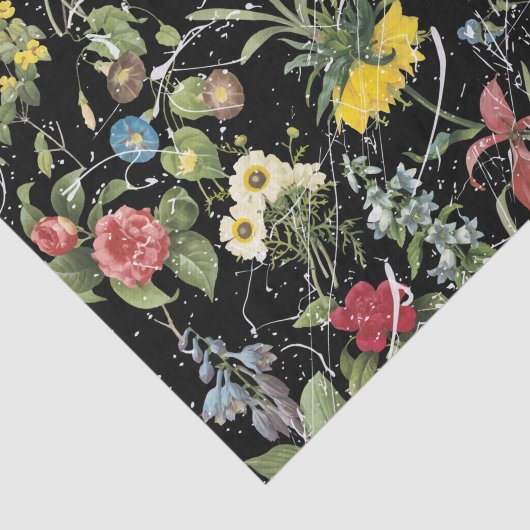 Millefleur 10lb-papier, wit tissuepapier (Detail)