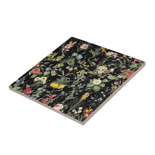 Millefleur Ceramic Photo Tile Tegeltje (Zijkant)