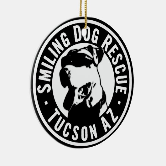 Millen van honden keramisch ornament (Rechts)