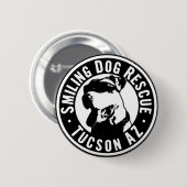 Millen van honden ronde button 5,7 cm (Voorkant /achterkant)