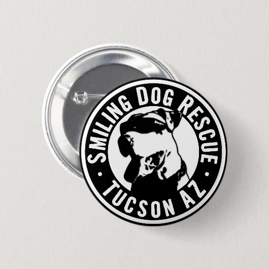 Millen van honden ronde button 5,7 cm (Voorkant /achterkant)