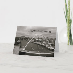 Millenium Bridge HAPPY BIRTHDAY Kaart