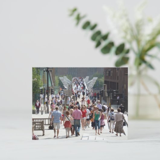 Millenium Bridge, Londen Briefkaart (Staand voorkant)