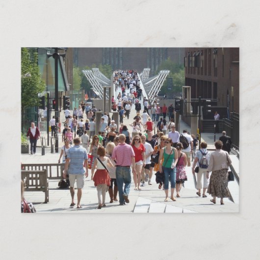 Millenium Bridge, Londen Briefkaart (Voorkant)