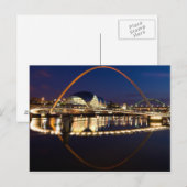 Millenium Bridge Newcastle Briefkaart (Voorkant / Achterkant)