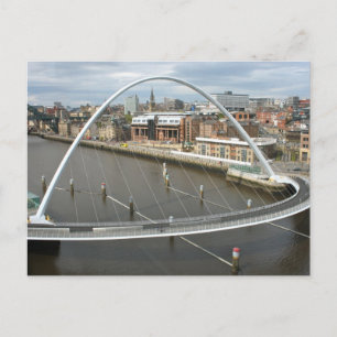 Millenium Bridge Newcastle England Post Card Briefkaart