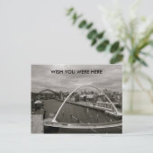 Millenium Bridge WIST DAT JE HIER Briefkaart WAS (Staand voorkant)