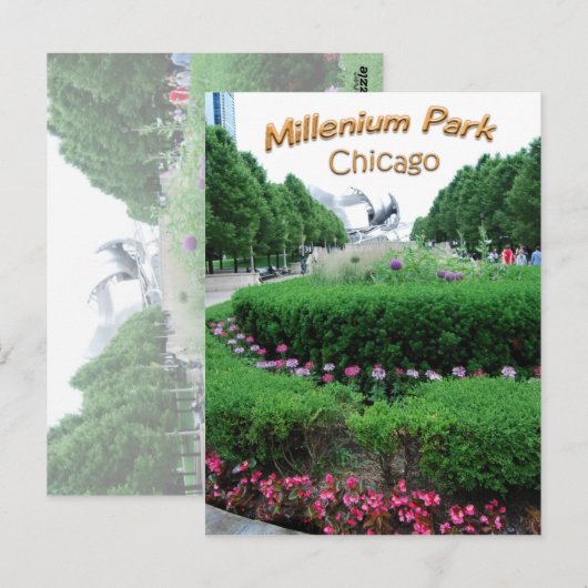 Millenium Park Bandshell Briefkaart (Voorkant / Achterkant)