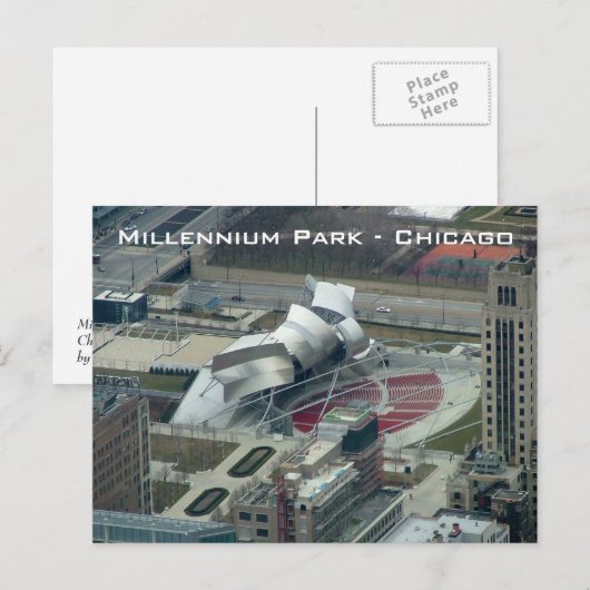 Millenium Park Briefkaart (Voorkant / Achterkant)