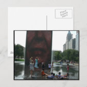Millenium Park Fountain Briefkaart (Voorkant / Achterkant)