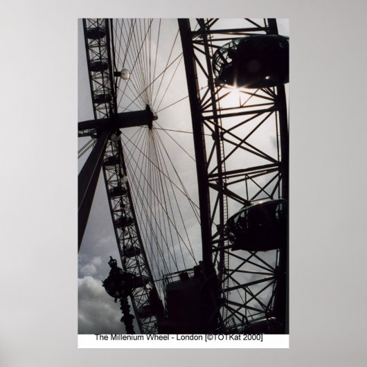 Millenium Wheel - Londen Poster (Voorkant)