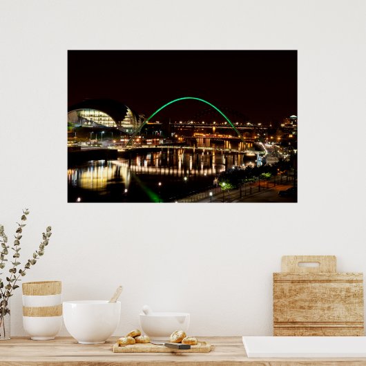 Milleniumbrug Poster (Keuken)