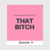 Millenneagram 8w7 Sticker (Vel)