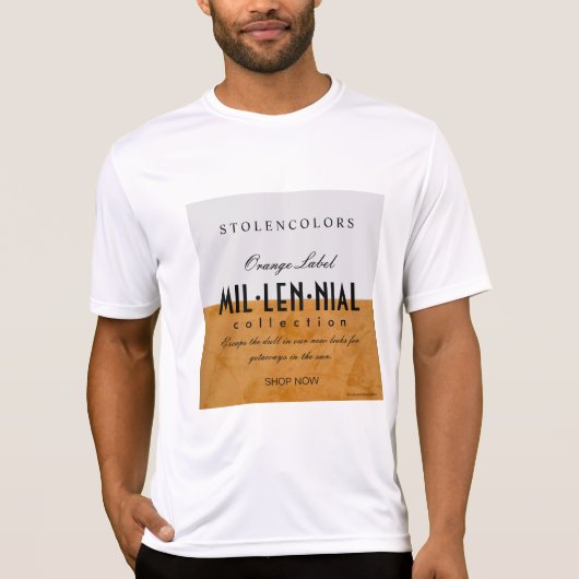 Millennial Collection Performance Heren T-shirt (Voorkant)