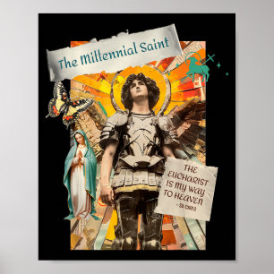Millennial Heilige De Eucharistie Weg Naar De Heme Poster