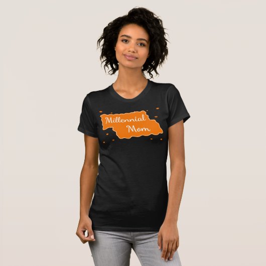 Millennial MaMa Magic 90s Throwback T-shirt (Voorkant volledig)