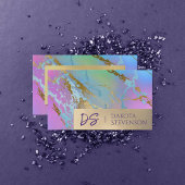 Millennial Marble | Rainbow Pastel Ombre Branding Visitekaartje
