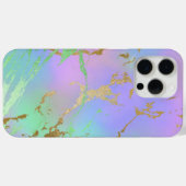 Millennial Marble | Speelse regenboog pastel ombre Case-Mate iPhone Case (Achterkant (horizontaal))