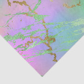 Millennial Marble | Speelse Regenboog Pastel Ombre Tissuepapier (Detail)