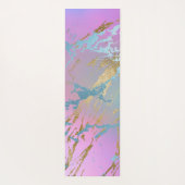 Millennial Marble | Speelse regenboog pastel ombre Yogamat (Achterkant)