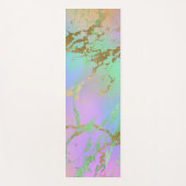 Millennial Marble | Speelse regenboog pastel ombre Yogamat (Voorkant)