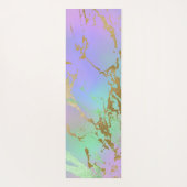 Millennial Marble | Speelse regenboog pastel ombre Yogamat (Achterkant)