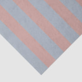 Millennial roze en ijsblauwe kleur blokstrepen tissuepapier (Detail)