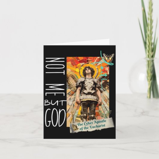 Millennial Saint The Eucharist Not Me God Kaart (Voorkant)