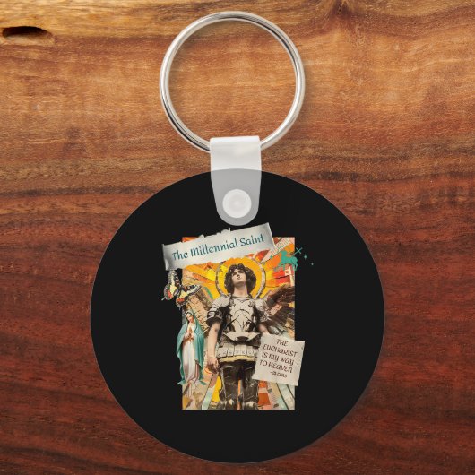 Millennial Saint The Eucharist Way To Heaven Sleutelhanger (Voorkant)