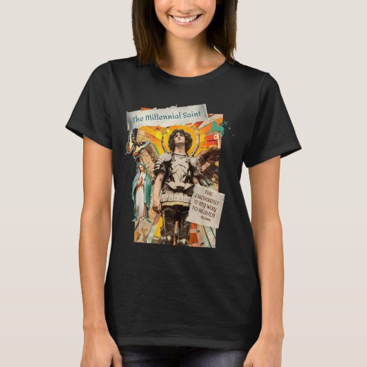 Millennial Saint The Eucharist Way To Heaven T-shirt (Voorkant)