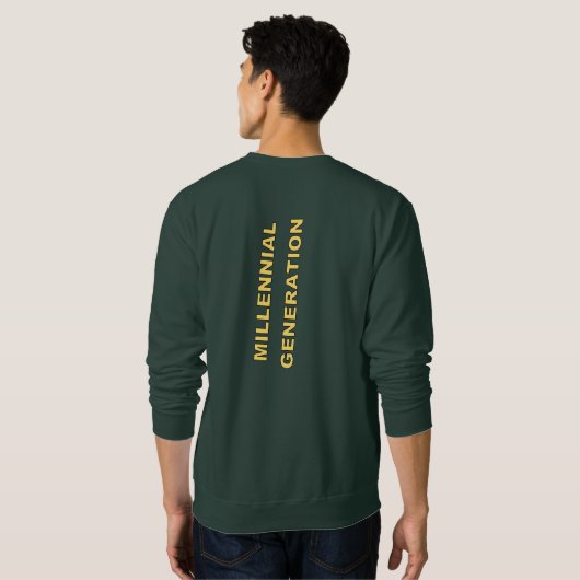 MILLENNIAL Shirt (Achterkant volledig)