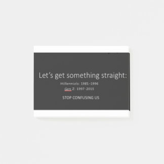 Millennials en Gen Z Post-it® Notes