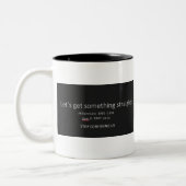 Millennials vs. Gen Z Tweekleurige Koffiemok (Links)