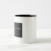 Millennials vs. Gen Z Tweekleurige Koffiemok (Center)