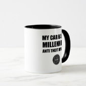 Millennium anti-diefstalkruis mok (Voorkant rechts)