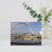 Millennium Bridge, Gateshead, VK Briefkaart (Staand voorkant)