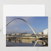 Millennium Bridge, Gateshead, VK Feestdagenkaart (Voorkant / Achterkant)