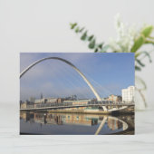 Millennium Bridge, Gateshead, VK Feestdagenkaart (Staand voorkant)