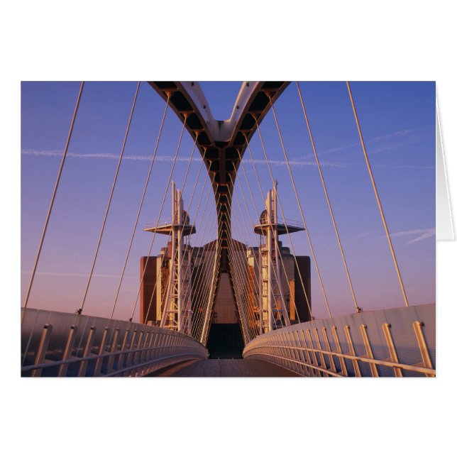 Millennium Bridge, Lowry Centre, Salford (Voorkant Horizontaal)