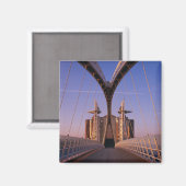 Millennium Bridge, Lowry Centre, Salford Magneet (Voorkant / Achterkant)