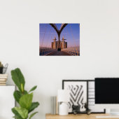 Millennium Bridge, Lowry Centre, Salford Poster (Thuiskantoor)