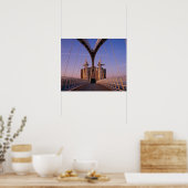Millennium Bridge, Lowry Centre, Salford Poster (Keuken)