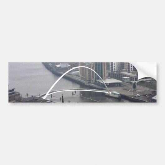 Millennium Bridge Newcastle upon Tyne Bumpersticker (Voorkant)