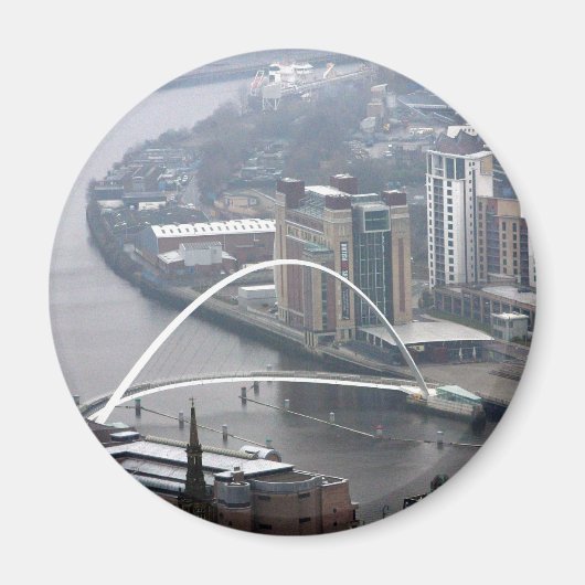 Millennium Bridge Newcastle upon Tyne Magneet (Voorkant)