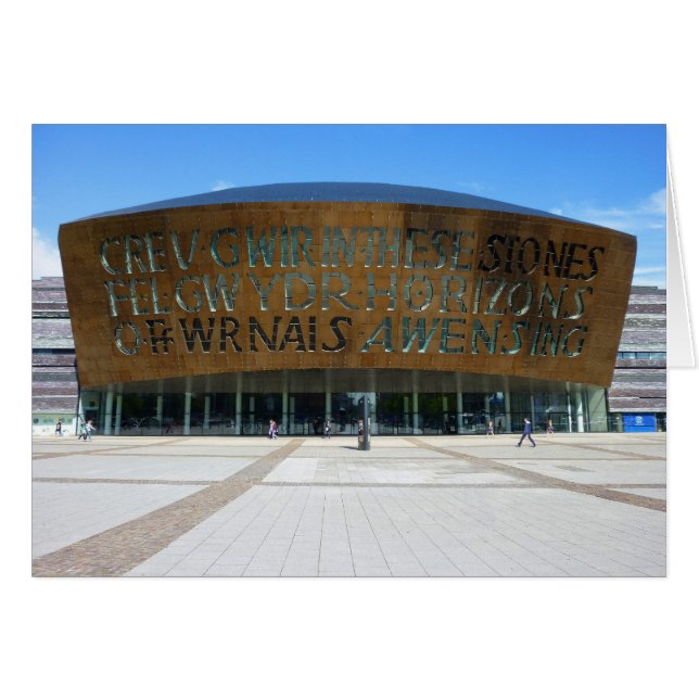 Millennium Center, Cardiff, Wales (Voorkant Horizontaal)