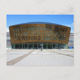 Millennium Center, Cardiff, Wales Briefkaart