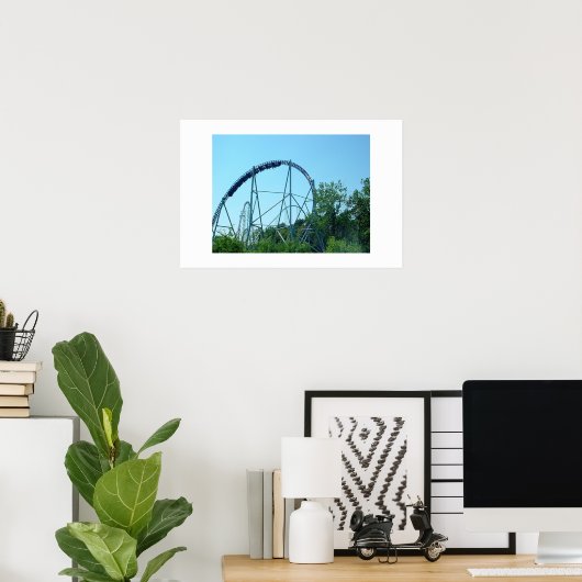 Millennium Force Curve Poster (Thuiskantoor)