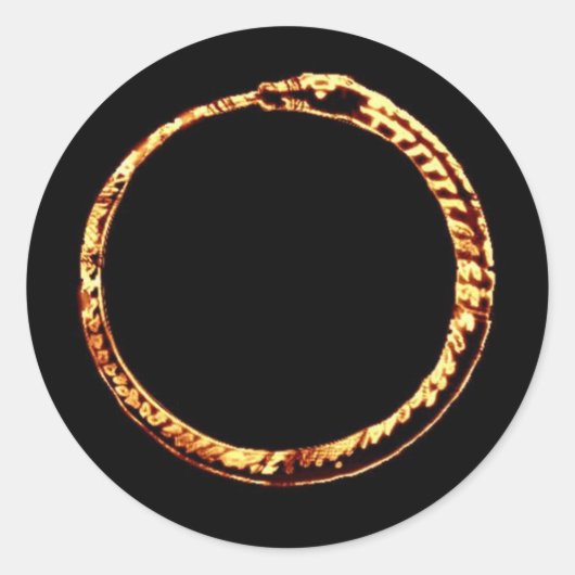 Millennium ouroborus sticker (Voorkant)