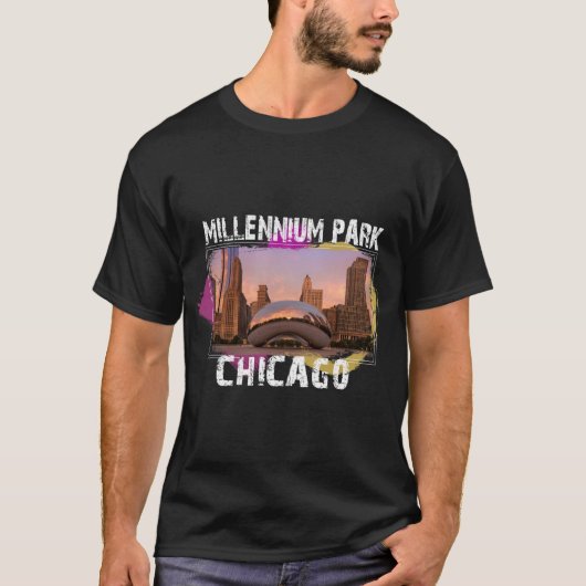 Millennium Park Chicago T-Shirt design (Voorkant)