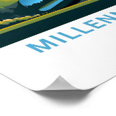 Millennium Park Illinois Reisprint Poster (Hoek)